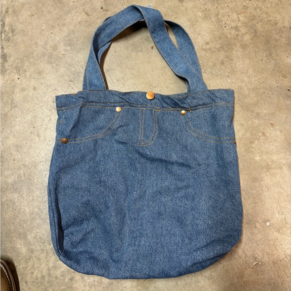 Wrangler Denim Tote Bag Cavender’s Edition - Picture 2 of 5